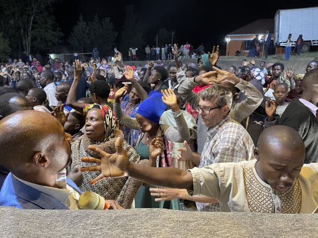 People being prayed for